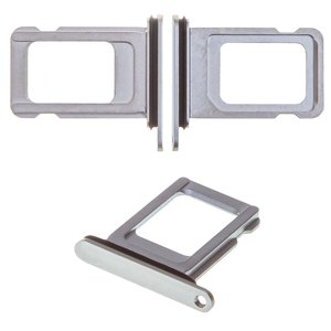 Sujetador de tarjeta SIM puede usarse con iPhone 11 Pro Max, plateado, single SIM, matte silver