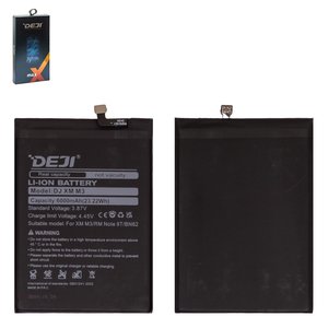 Batería Deji BN62 puede usarse con Xiaomi Poco M3, Redmi 9T, Redmi Note 9, Li ion, 3.87 V, 6000 mAh