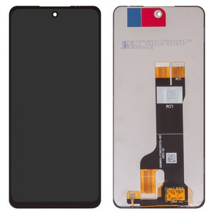 Pantalla LCD puede usarse con ZTE Blade A75 5G, Nubia Focus, negro, sin marco, High Copy, 065WR02 7300102373 