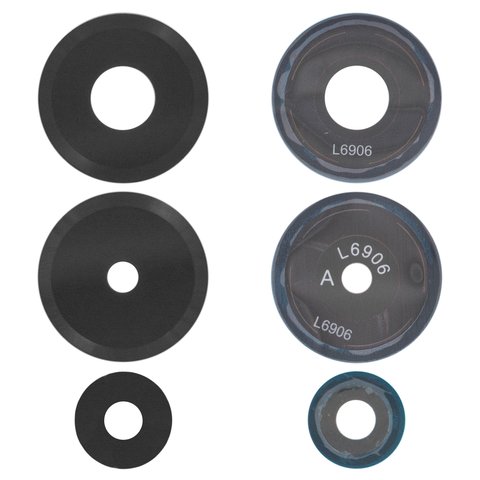 Vidrio de cámara puede usarse con Xiaomi Redmi Note 14 4G, negro, sin marco, juego de 3 uds.