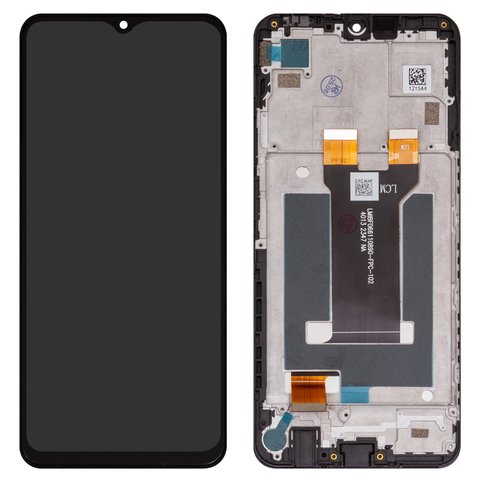 Pantalla LCD puede usarse con ZTE Nubia Gaming Neo 5G, Nubia Neo 8150N , negro, con marco, High Copy