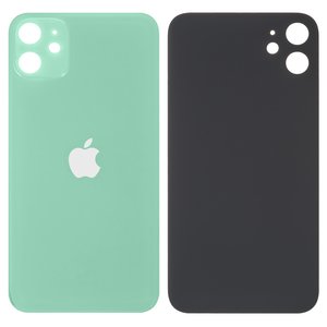 Задня панель корпуса для iPhone 11, зелена, потрібно зняти скло камери, small hole