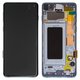 Дисплей для Samsung G973 Galaxy S10, синий, с рамкой, Original, сервисная упаковка, #GH82-18850C/GH82-18835C