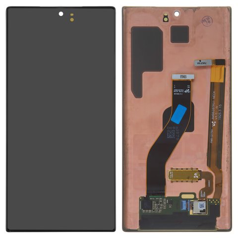 Дисплей для Samsung N970F Galaxy Note 10, черный, без рамки, Оригинал переклеено стекло