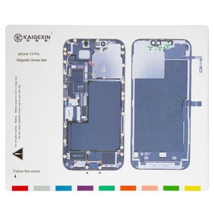Килимок монтажний для Apple iPhone 13 Pro, магнітний, для розкладання шурупів