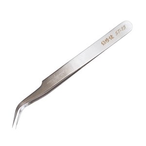 Пинцет монтажный Mechanic ST 15, изогнутый, 115 мм, high precision