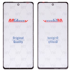 Скло корпуса Musttby для Samsung G780 Galaxy S20 FE, G781 Galaxy S20 FE 5G, з ОСА плівкою, чорне