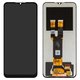 Дисплей для Nokia C22, C32, чорний, без рамки, Оригінал (переклеєне скло)