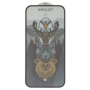 Захисне скло iNobi Amulet для Apple iPhone 15, iPhone 16, Full Glue, Anti Static, чорний