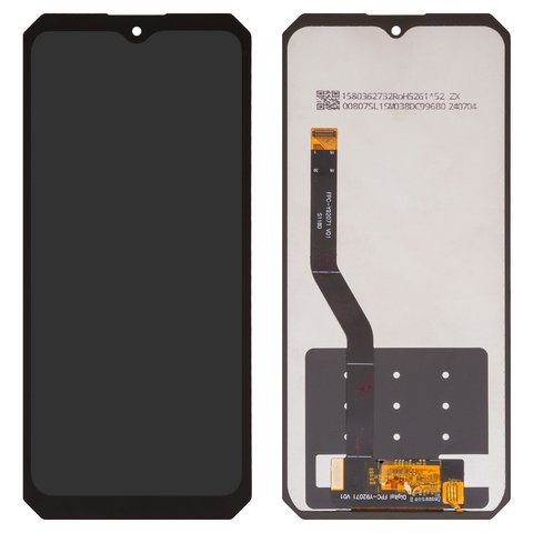 Дисплей для Oukitel WP23, WP23 Plus, WP23 Pro, WP28, WP38, черный, без рамки, High Copy, FPC Y92071 V01