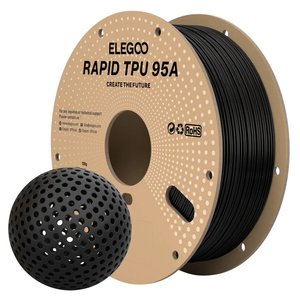 Филамент для 3D принтера ELEGOO Rapid TPU 95A Black, 1 кг