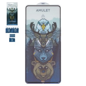 Защитное стекло iNobi Amulet для Realme 11 4G, C55, Full Glue, Anti Static, черный