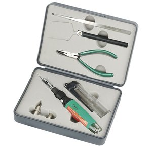 Soldador a gas portátil con juego de herramientas auxiliares Pro'sKit 1PK-GS300K Soldador a gas portátil con juego de herramientas auxiliares Pro'sKit 1PK-GS300K