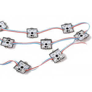 Juego de módulos LED cuadrados (WS2811, todo color, 3 diodos LED SMD5050, IP67, 20 pcs.) Juego de módulos LED cuadrados (WS2811, todo color, 3 diodos LED SMD5050, IP67, 20 pcs.)